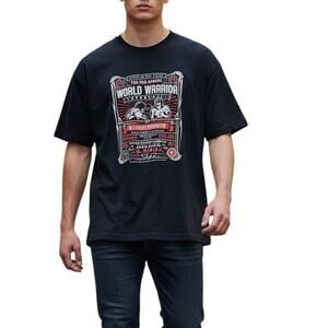 Capcon and Onnit Second Annual World Warrior Tournament T'shirt, Black, Size 2X